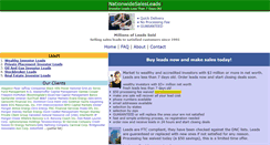 Desktop Screenshot of nationwidesalesleads.com